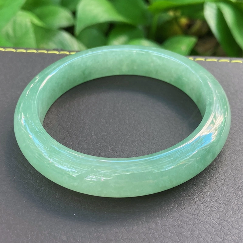 菲燕 口径  正品 平安 糯种 翡翠手镯 女款