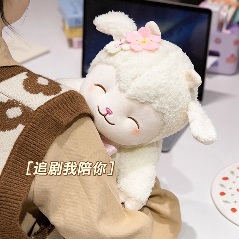 安之静雅 可爱小羊 羊咩咩布娃娃 玩偶 毛绒公仔