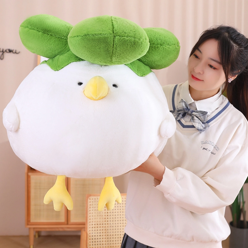 安之静雅 小菜鸟 小鸟 抱娃娃白菜鸡 玩偶 毛绒公仔