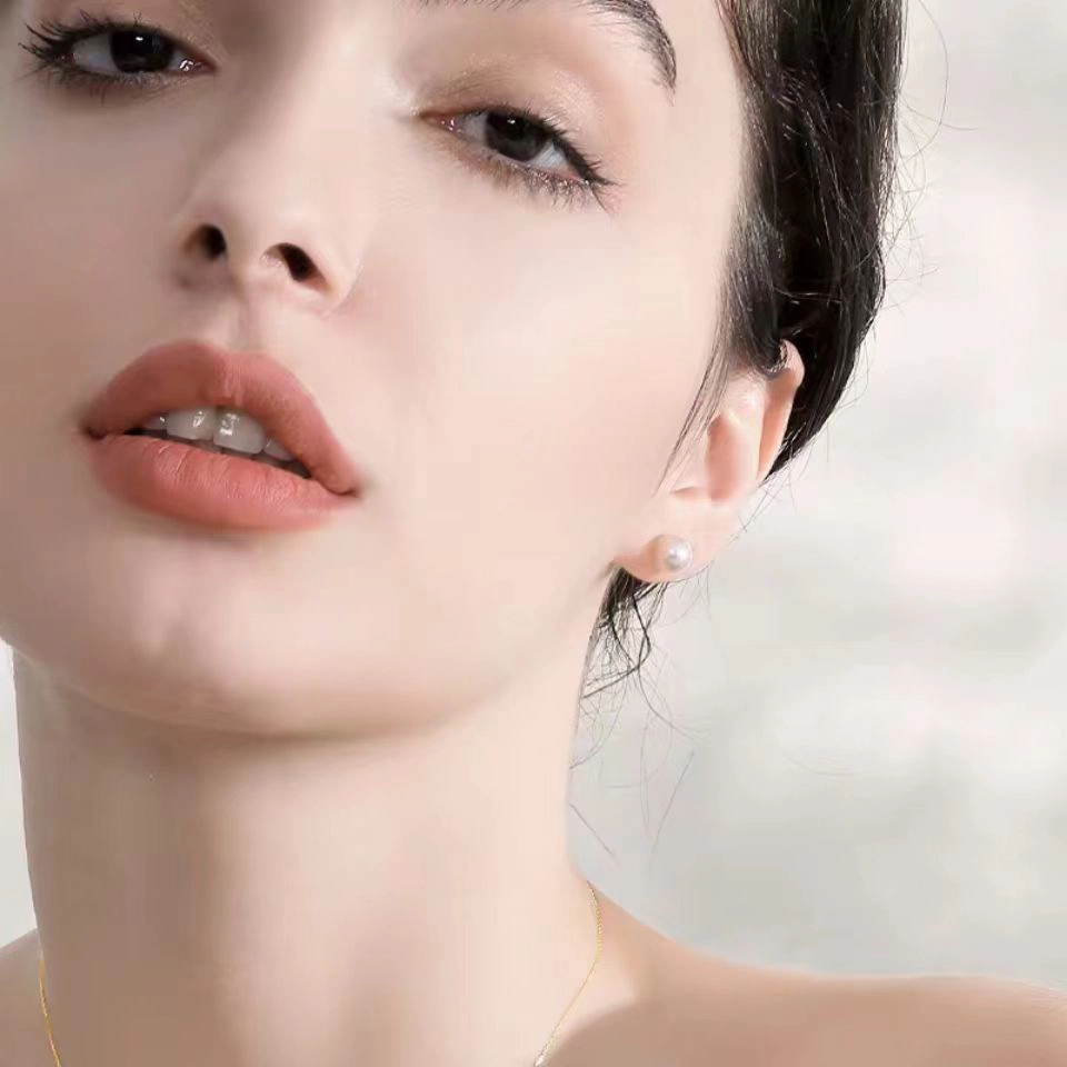 金玉逸品 素钉 海水珍珠 耳钉 女款