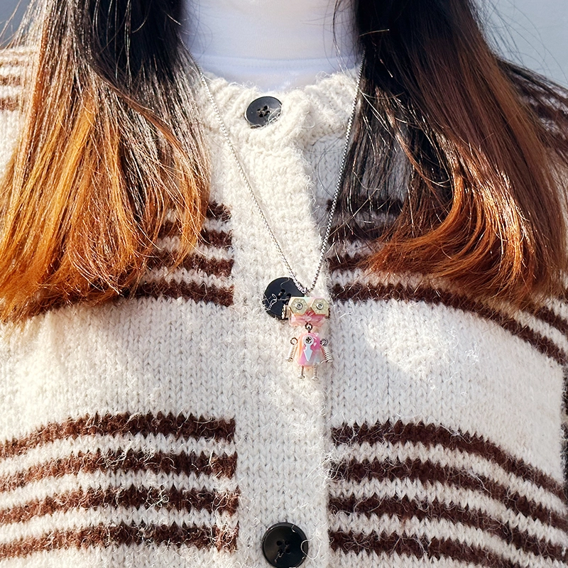 木小魔 幻彩阿呆 经典款 树脂 项链 男女同款情侣款