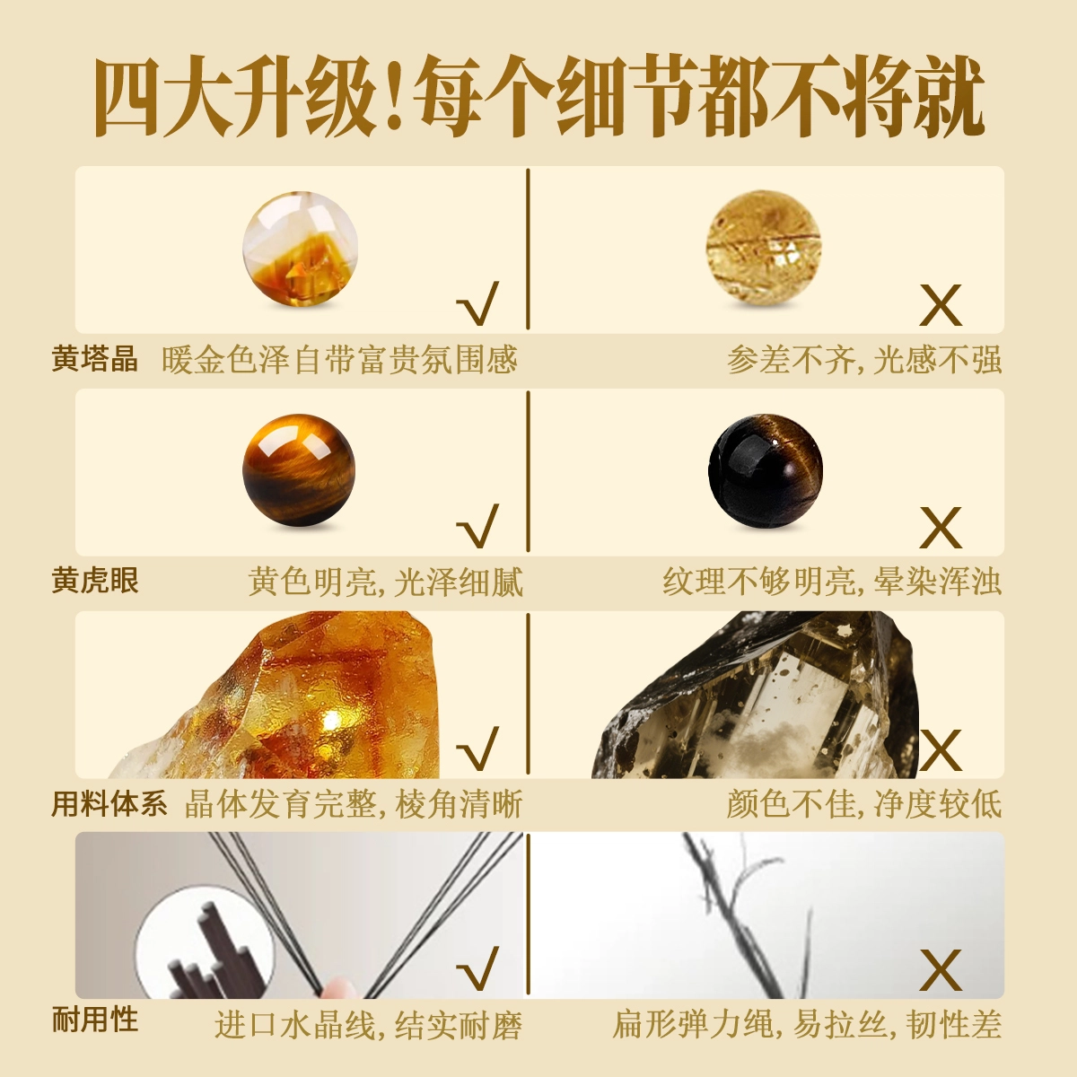 【普陀山官方已过香】 普陀山文创 招财进宝时来运转好运八方来财小众寓意好转运暴富#好运 闺蜜礼盒装 水晶 手串 男女同款情侣款