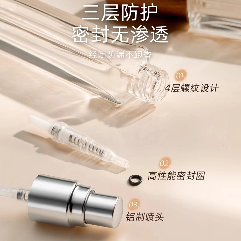 妮丽雅 木纹香水高端便携式分装瓶 喷雾替换瓶