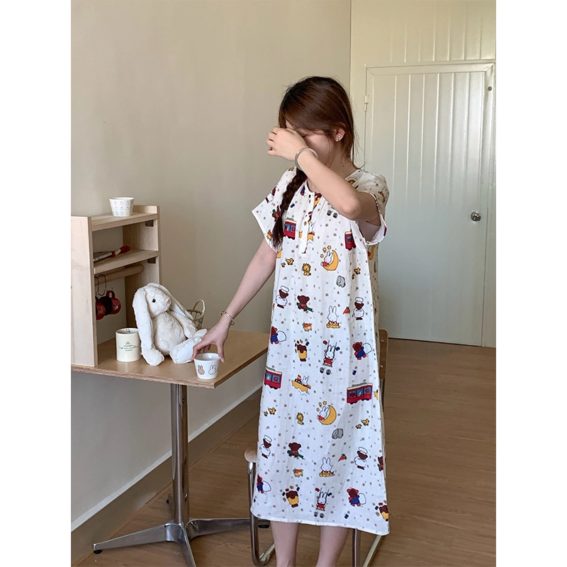 侘町 雪花米菲卡通可爱柔软亲肤睡衣礼盒 女款 图片色