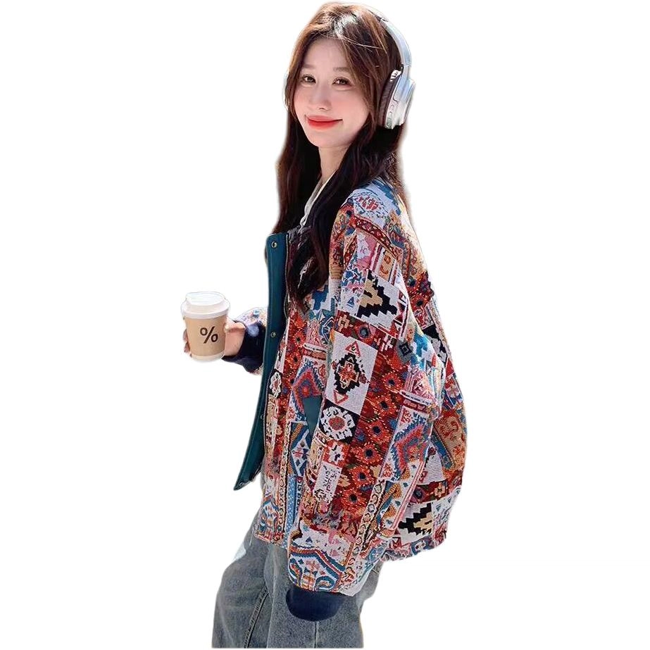 邓大喵 百搭简约舒适时尚棒球服 女款