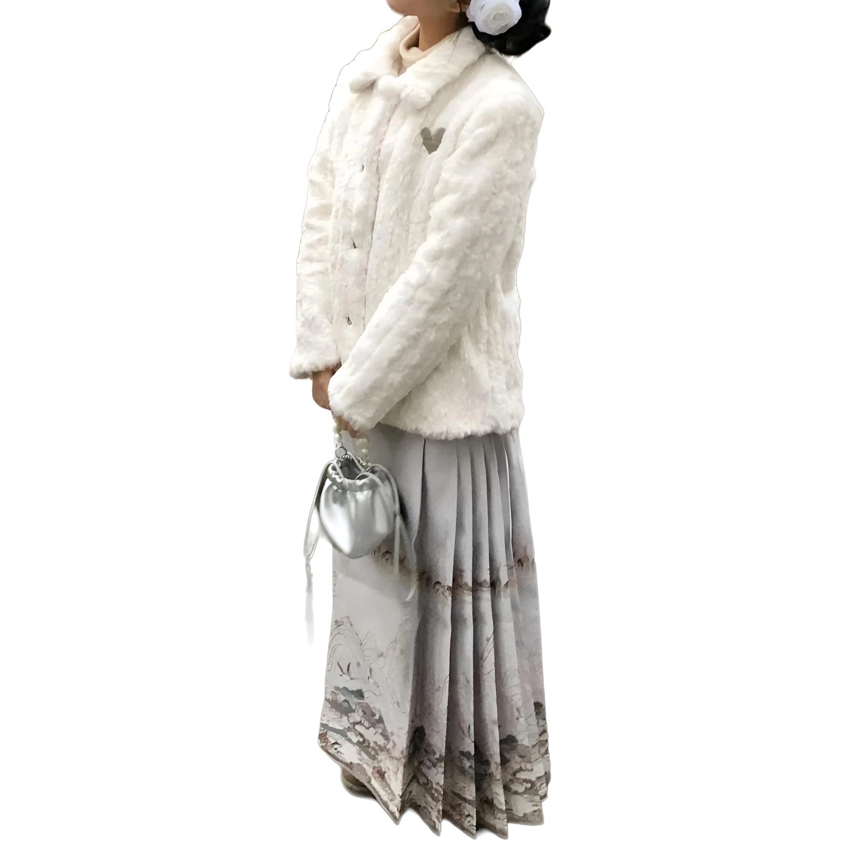 邓大喵 仿兔毛外套女冬季宽松加厚毛毛百搭羊羔毛绒保暖大衣皮草 女款