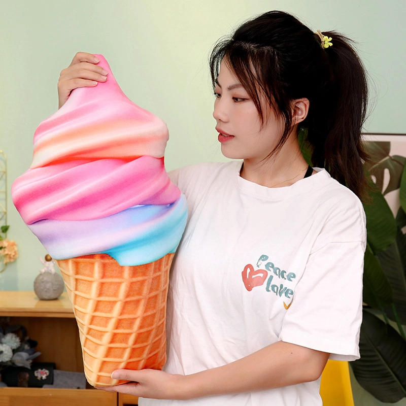 豪伟达 冰淇淋 超萌柔软舒适棉花布娃娃 玩偶周边