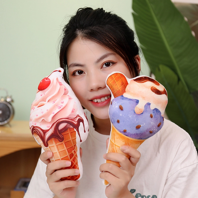 豪伟达 冰淇淋 超萌柔软舒适棉花布娃娃 玩偶周边