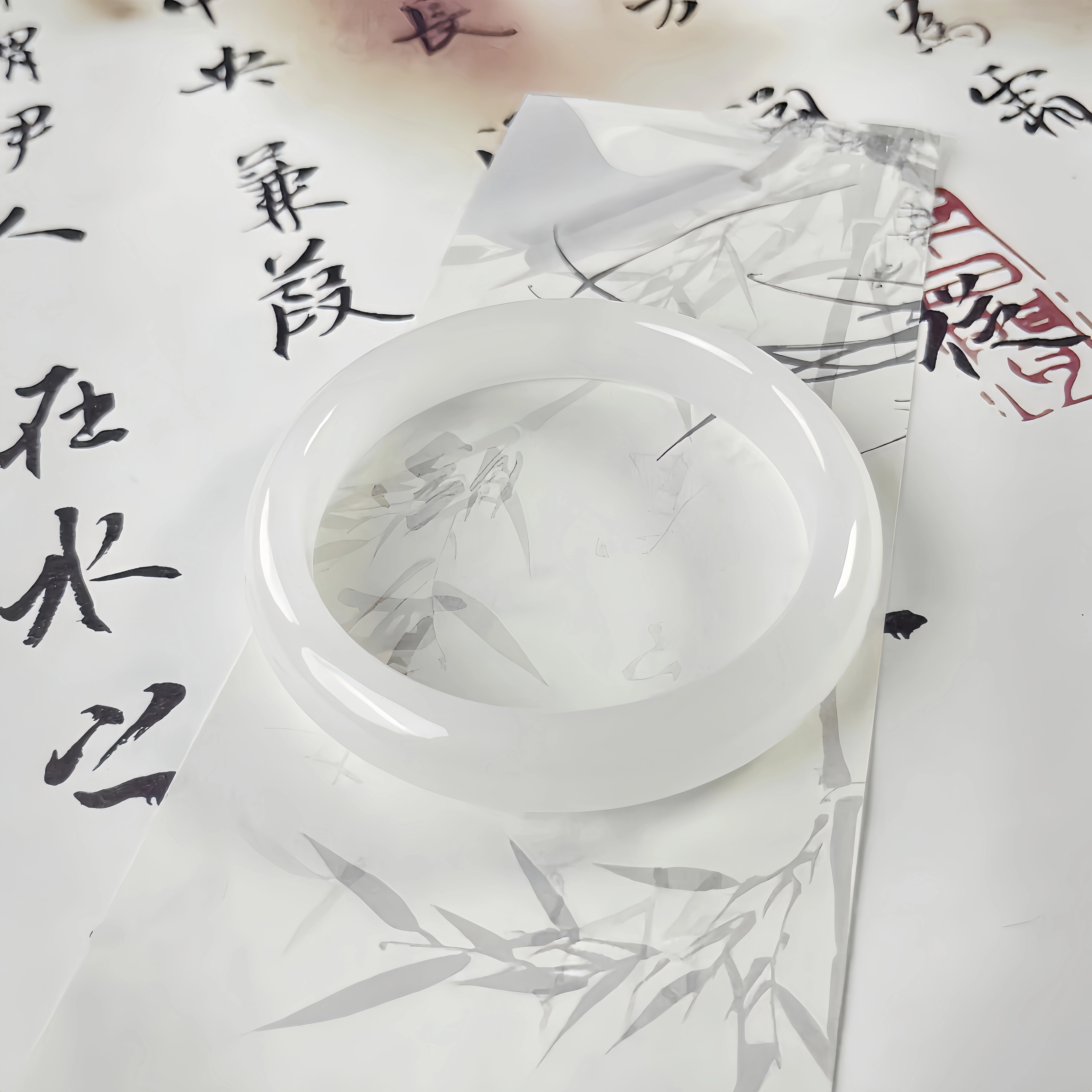 镯瑾 新中式国潮 人间最美白月光 新中式国风汉服 中式美学时尚 清冷高级感 玉髓 玉石手镯 男女同款情侣款