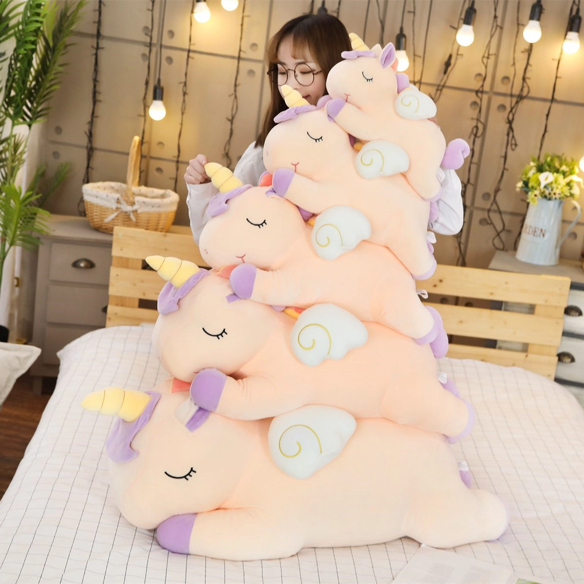 狐狸仙 软萌飞马 少女心独角兽 玩偶 毛绒公仔