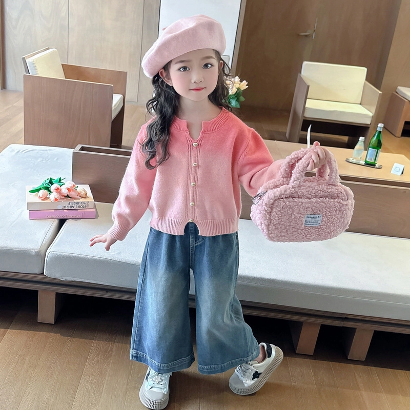 木木屋 甜美时尚轻盈舒适休闲运动套装 渐变粉中小童