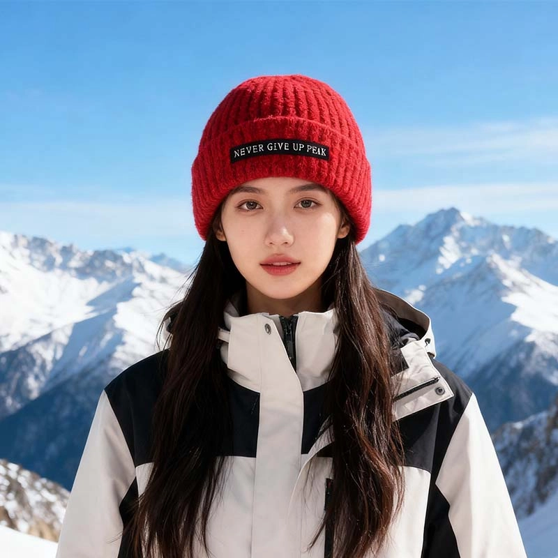 匹克 舒适保暖纯色潮流百搭显脸小 大头围适用 美式街头风防寒防冻滑雪高弹韩版冷帽 聚酯纤维 绒线帽 男女同款情侣款