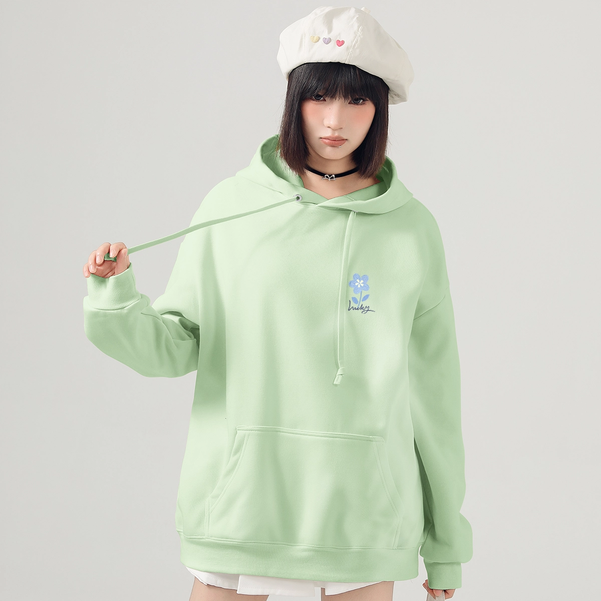 棉致 时尚潮流百搭长袖卫衣 女款