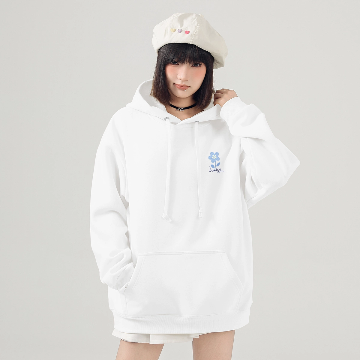 棉致 时尚潮流百搭长袖卫衣 女款