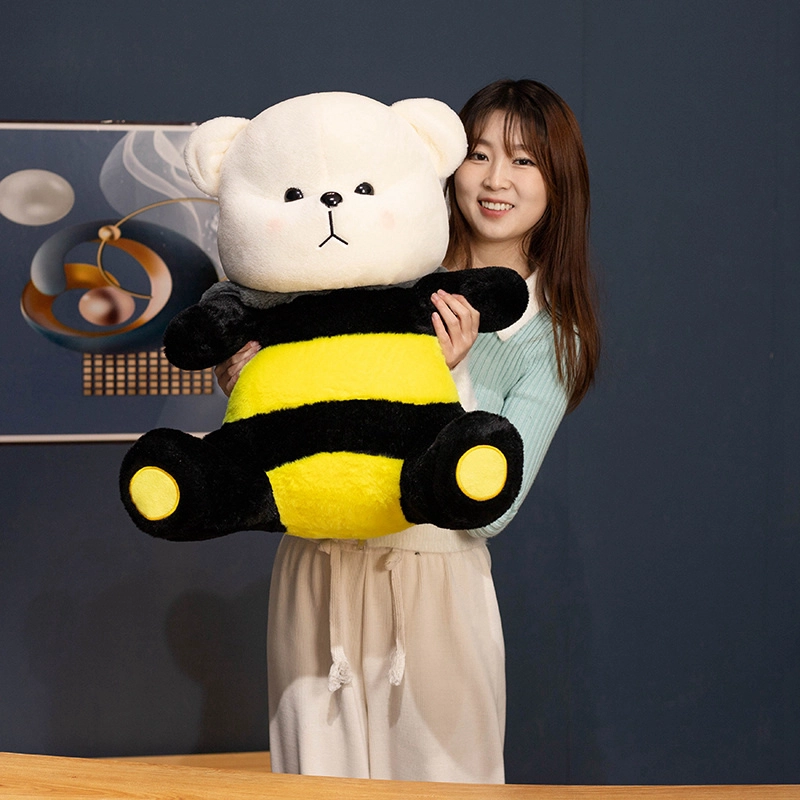 皮皮豆 创意变身鲨蜜 小蜜蜂 玩偶 毛绒公仔
