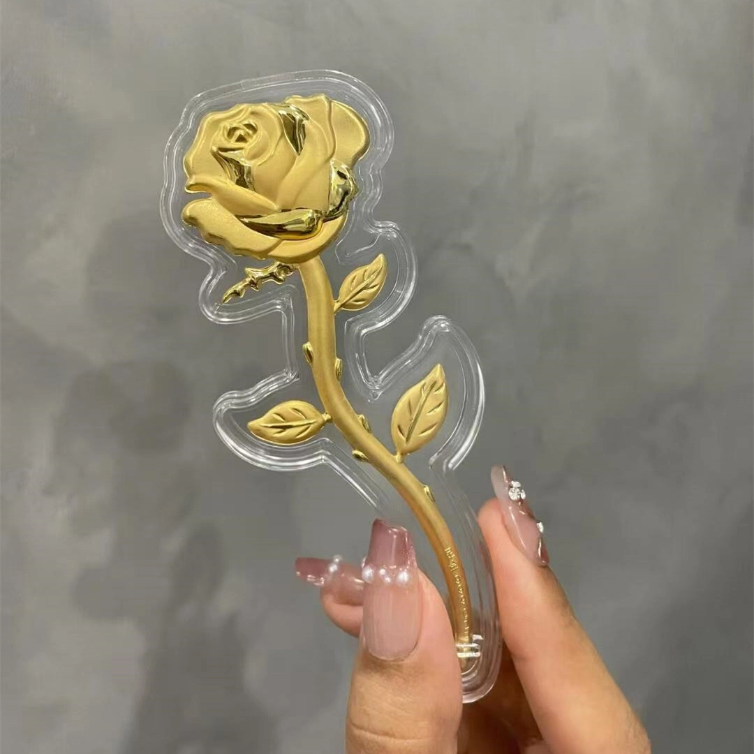 麟典 真爱玫瑰花 浪漫永不凋谢 十全十美新中式永生花摆件告白平安纳福储值宝藏高级小众红包#好运 金 挂件 男女同款情侣款