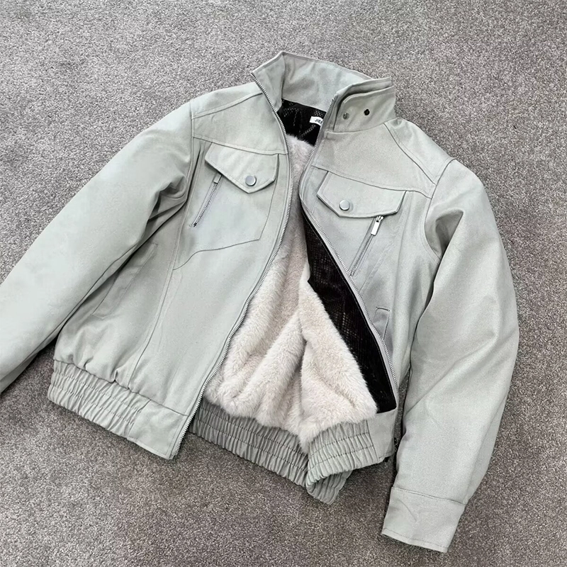 YICHEN boxycleanfitbomber