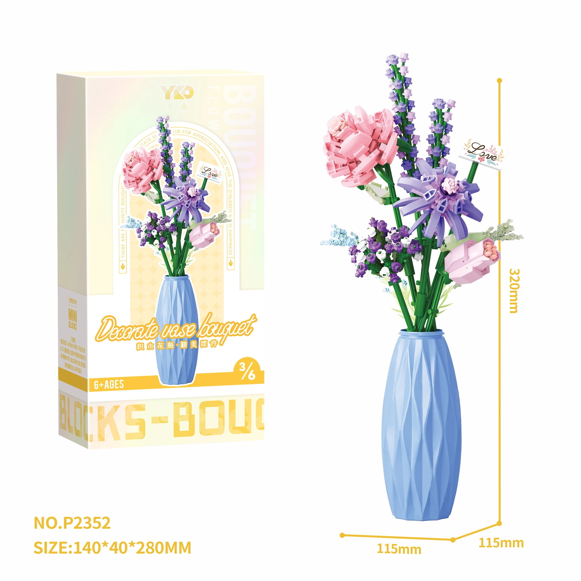 280pcs P2350-P2355