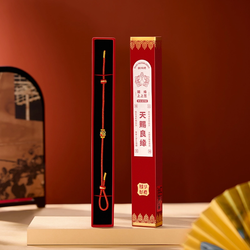 鳯享好禮 【老凤祥】自在上上签系列 李旦龙凤配新中式福运上上签 国潮 创意编织手绳 足金 一口价 黄金手链 男女同款情侣款