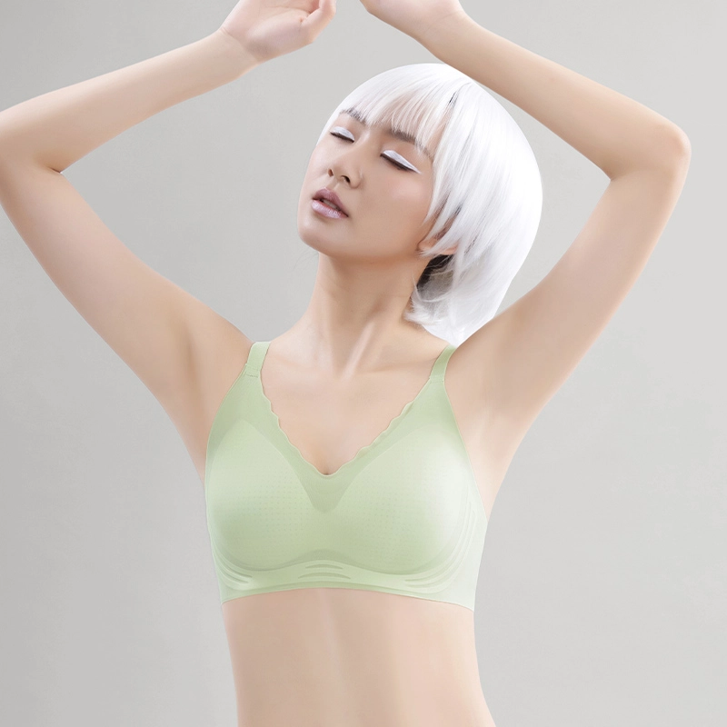 都市丽人 舒适抑菌透气薄款无痕上托夏季文胸 女款