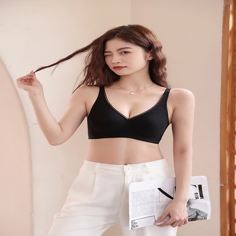 都市丽人 舒适透气聚拢薄款无痕调整型上托文胸 女款