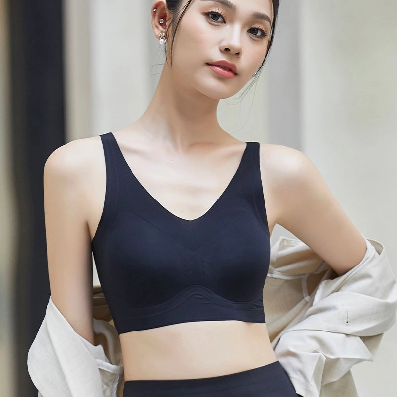 都市丽人 美背舒适透气聚拢薄款无痕睡眠小胸文胸 女款