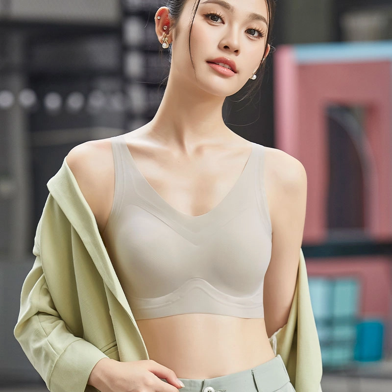 都市丽人 美背舒适透气聚拢薄款无痕睡眠小胸文胸 女款