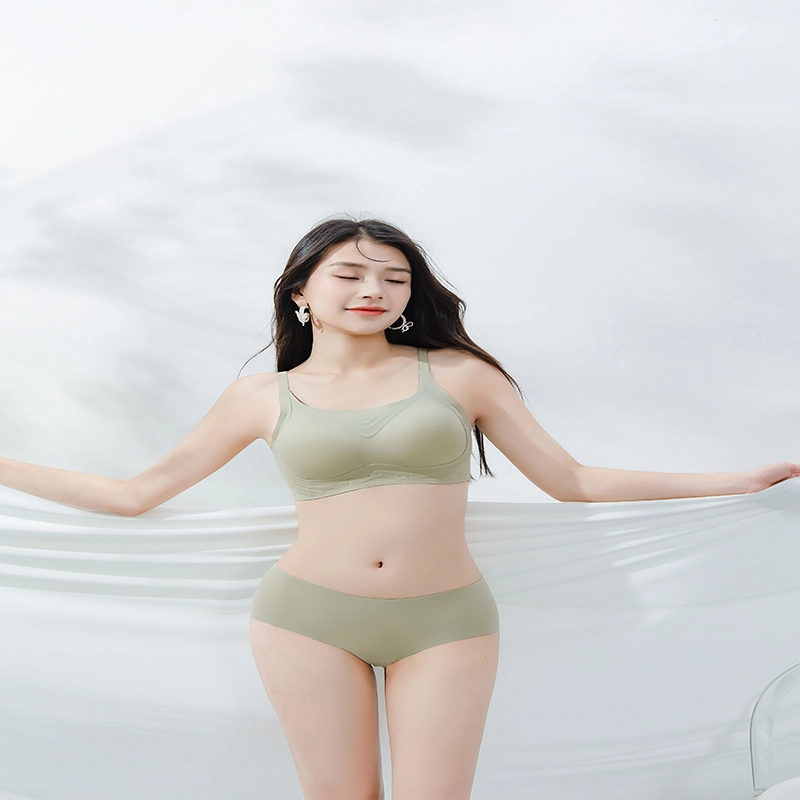都市丽人 舒适透气聚拢薄款小胸无痕提拉调整型文胸 女款