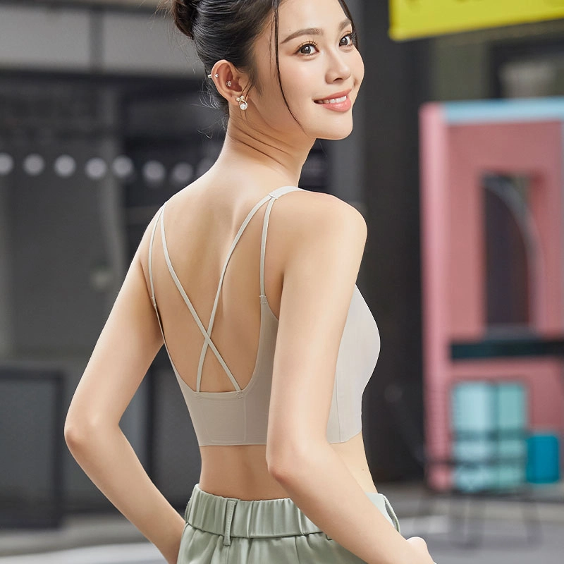 都市丽人 美背舒适透气聚拢薄款无痕睡眠小胸文胸 女款