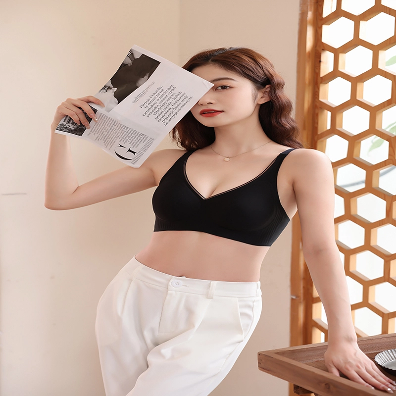 都市丽人 舒适透气聚拢薄款无痕调整型上托文胸 女款