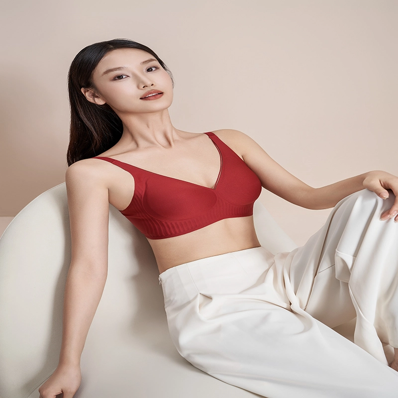 都市丽人 舒适透气聚拢薄款无痕调整型上托文胸 女款