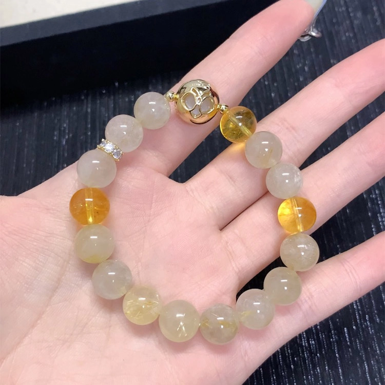 正大福 招财进宝 好运连连水逆退散小众设计高级感时尚百搭串珠日常经典八方来财诸事顺意#好运 水晶 手串 女款