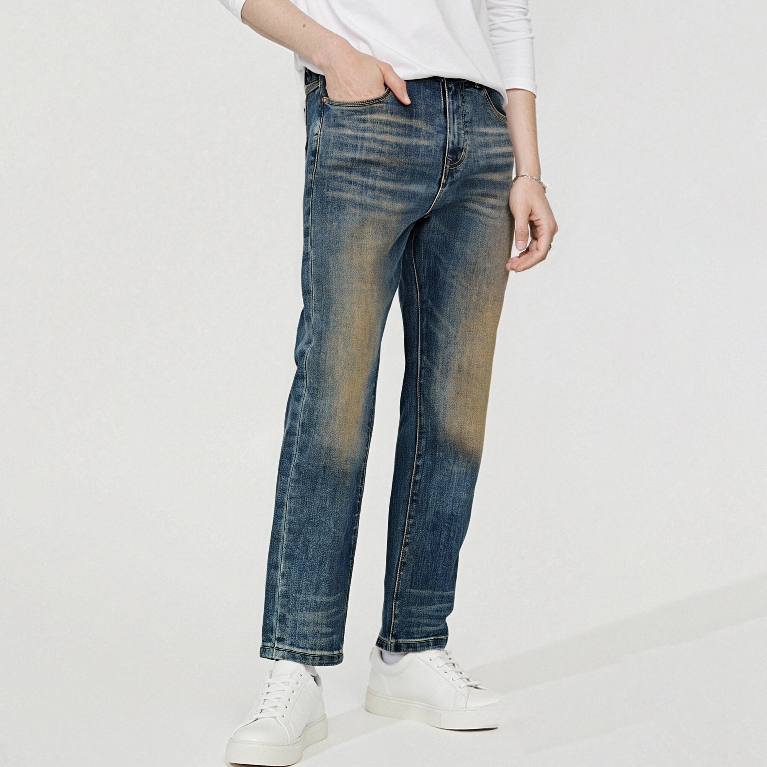 Automobili Lamborghini baggy jeans
