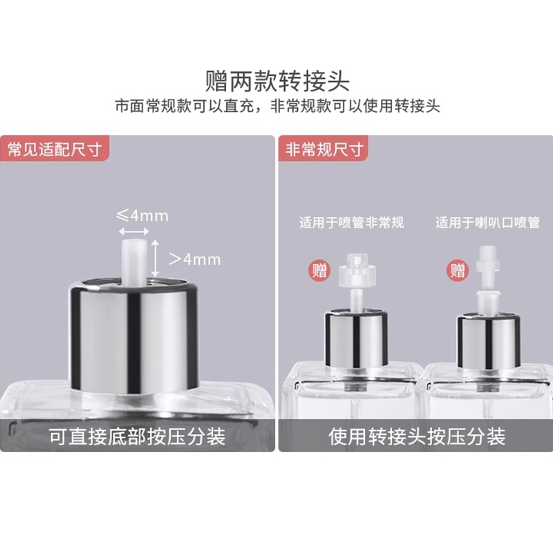 古迪 轻奢香水分装瓶 迷你高端便携式底部充直抽小样