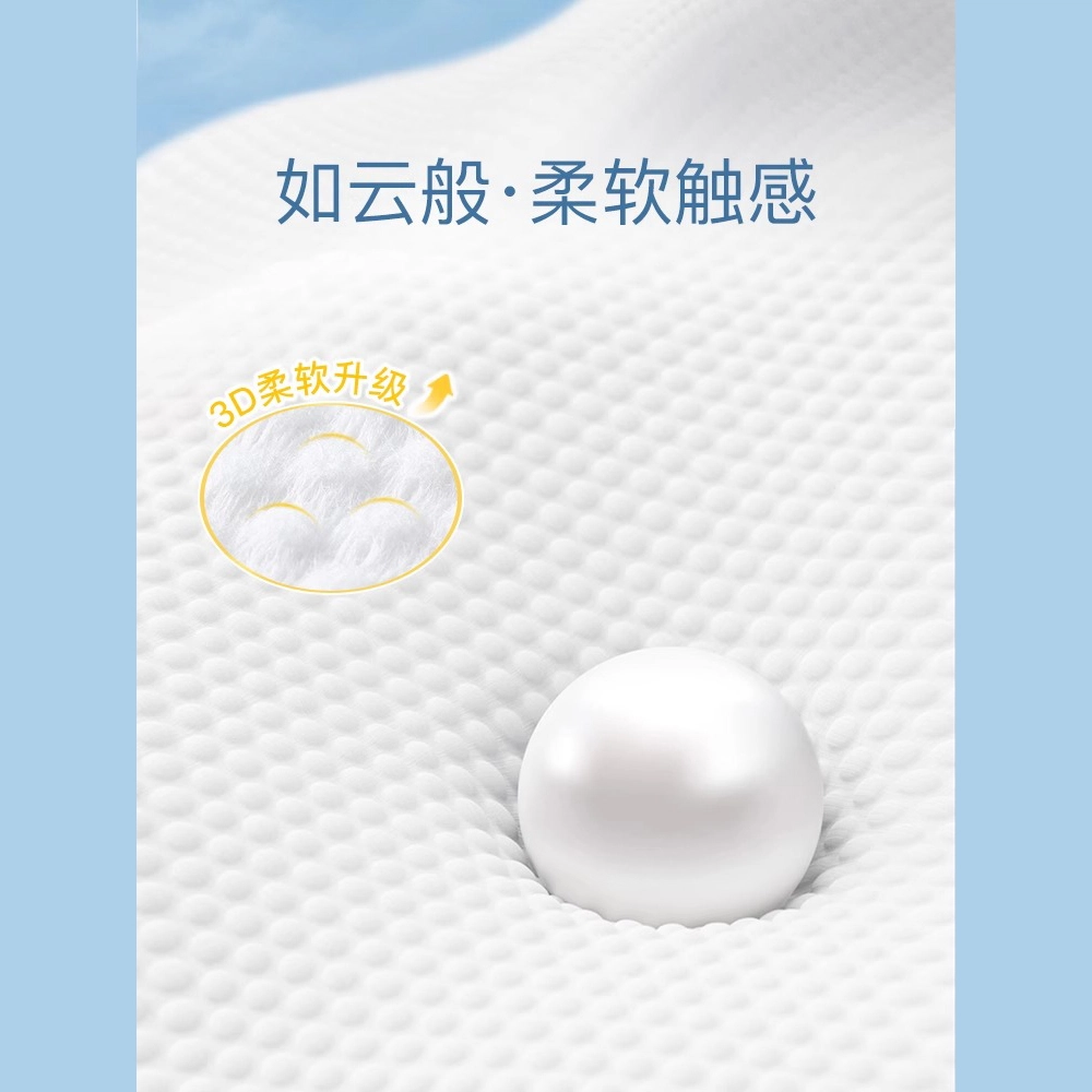 古迪 加厚珍珠纹洗脸巾棉柔巾 清洁 一次性加大加厚擦脸不掉毛絮纯洁面绵柔抽式