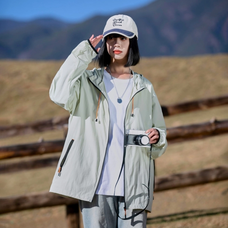 欧迪芬 舒适休闲简约百搭防晒服 女款