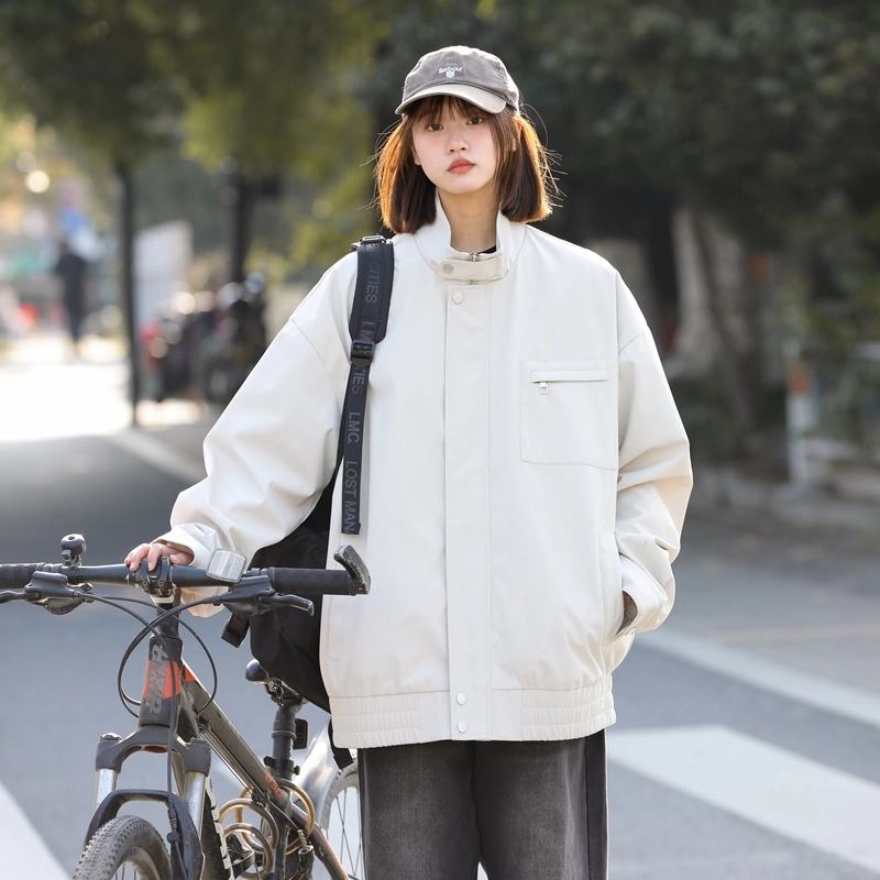 欧迪芬 户外机能风工装美式潮牌立领大口袋设计感宽松旅游百搭夹克外套 男女同款