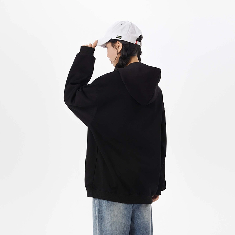 欧迪芬 春秋就百搭宽松日系连帽情侣款休闲外套卫衣 男女同款