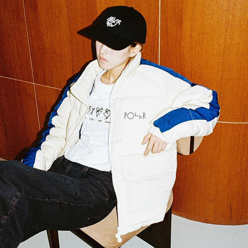 POLAR SKATE CO Stripe Puffer Logo