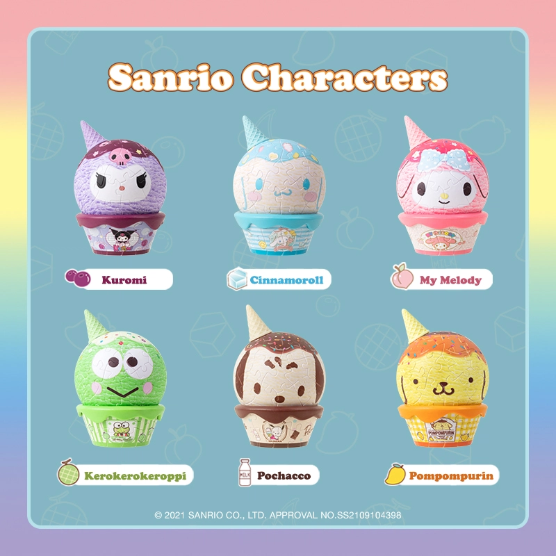 3D-JP x Sanrio 3d 84pcs AC1001