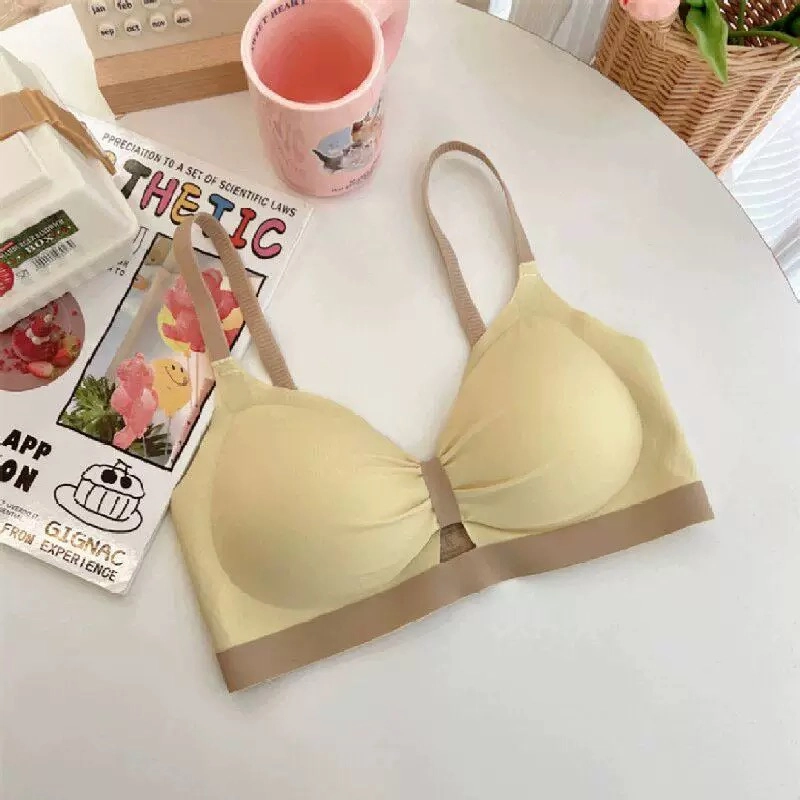 秀黛 甜美蝴蝶结小胸聚拢无钢圈无痕上托文胸 女款
