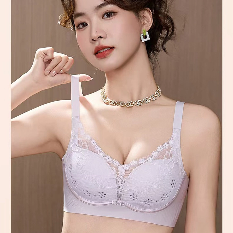 秀黛 小胸聚拢上托防下垂收副乳无钢圈文胸 女款