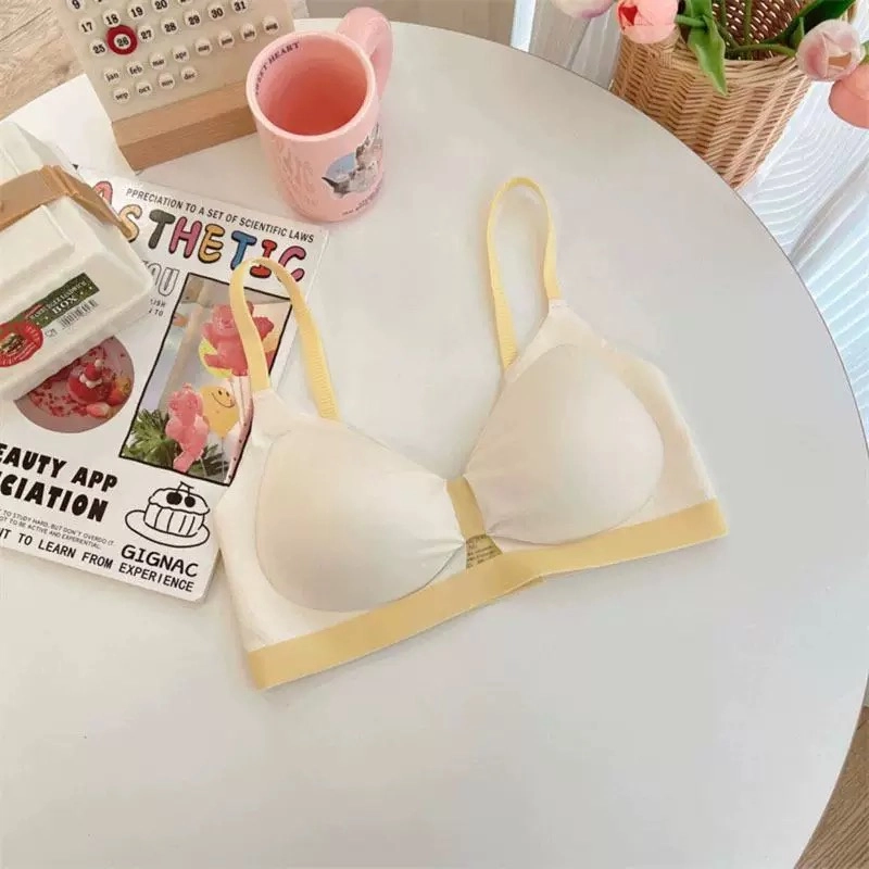 秀黛 甜美蝴蝶结小胸聚拢无钢圈无痕上托文胸 女款