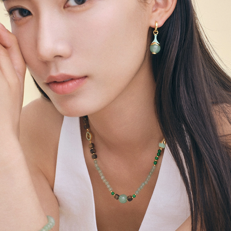 合璧 瓶步青云春瓶#好运 东陵玉 串珠项链 女款
