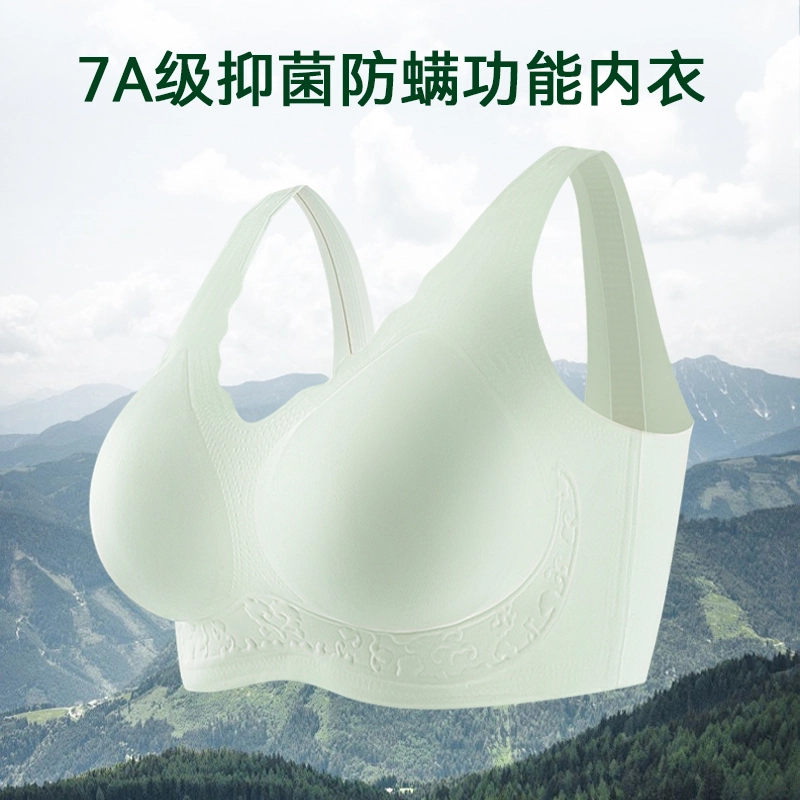 草本初色 无痕无钢圈小胸聚拢收副乳防下垂运动文胸 女款