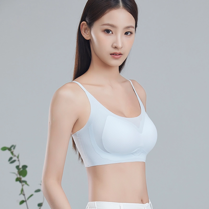 草本初色 无痕超薄冰丝美背内衣 夏季显小聚拢透气凉感文胸 女款