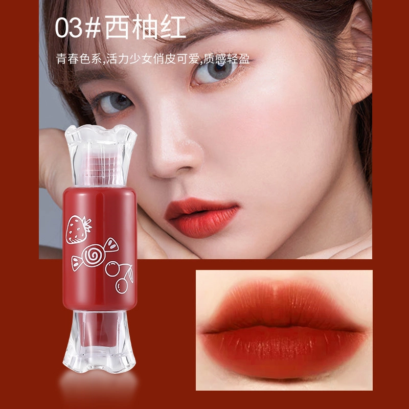 拉美拉 持久易上色唇釉 哑光 自然素颜气色显白