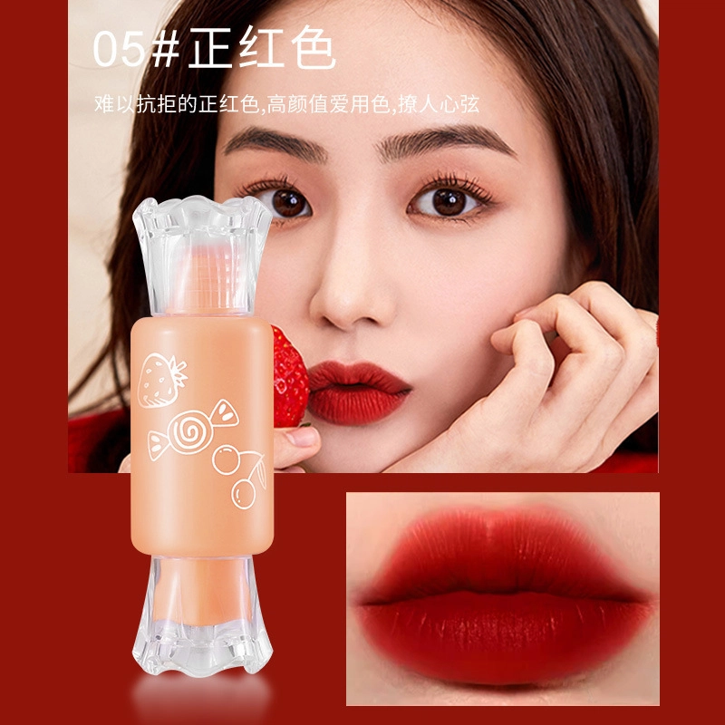 拉美拉 持久易上色唇釉 哑光 自然素颜气色显白