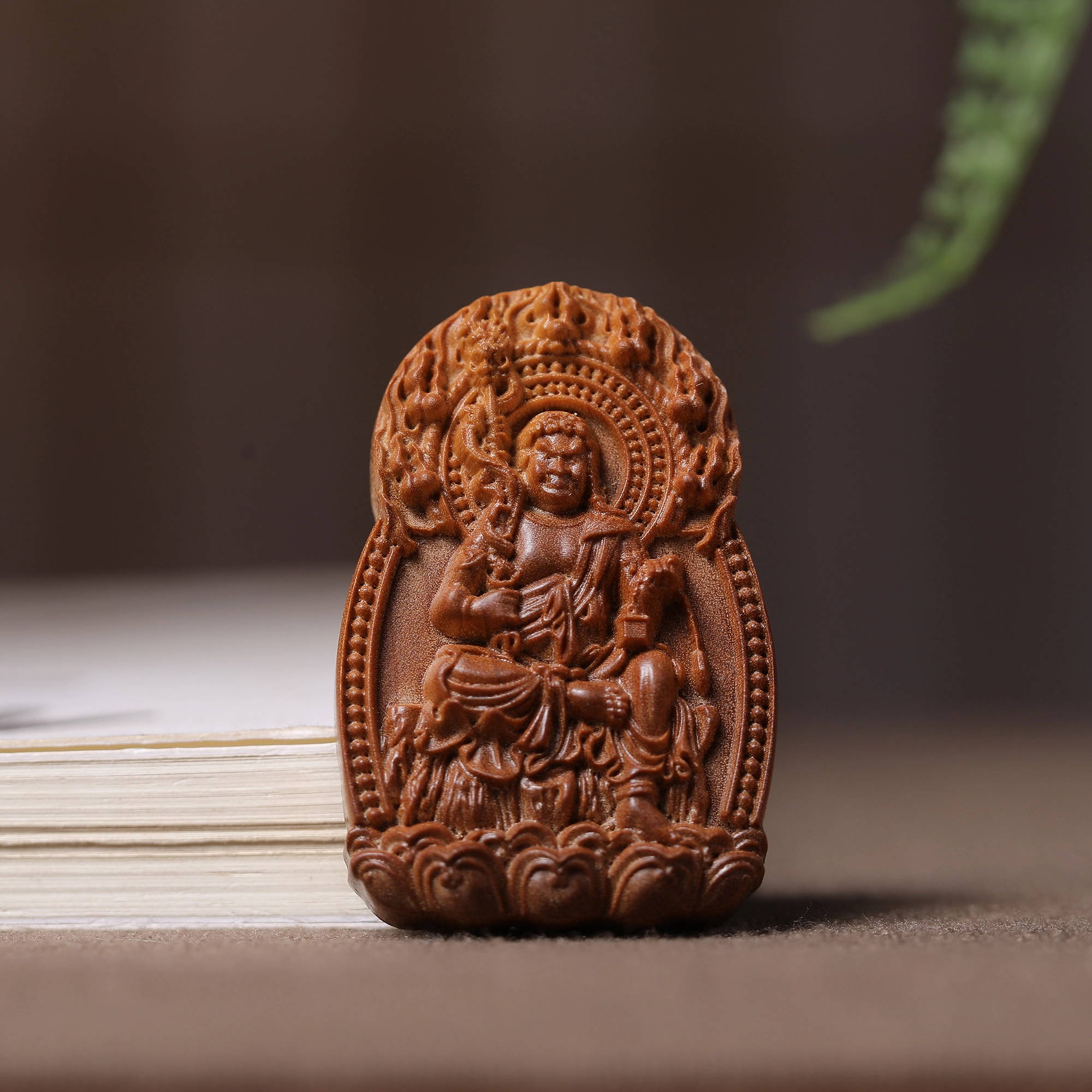 絮物 新中式国潮十二生肖守护神模具双面本命佛挂件毛衣链 古法精雕手把件送男 女朋友礼盒饰品#好运 老山檀香 吊坠 男女同款情侣款