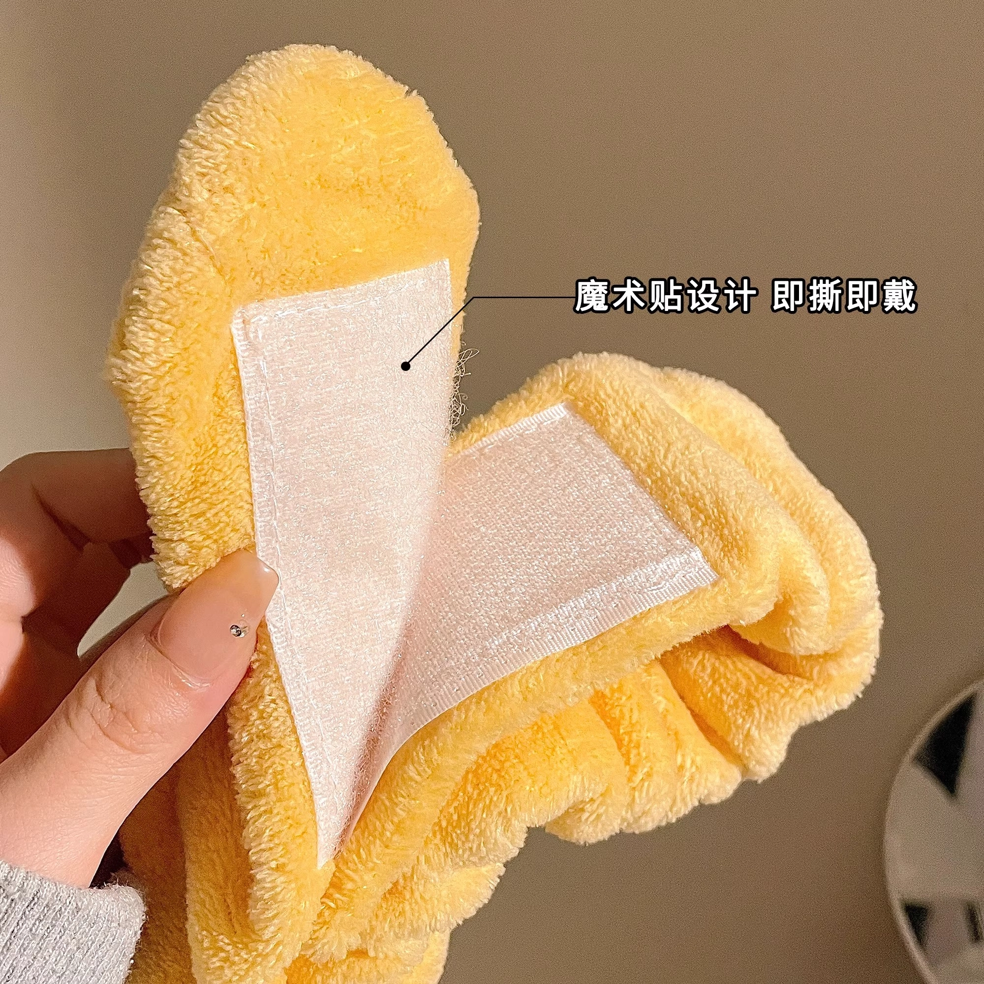 丹琴 可爱大眼睛束发 洗脸敷面膜洗漱专用卡通冬季 聚酯纤维 发带 女款